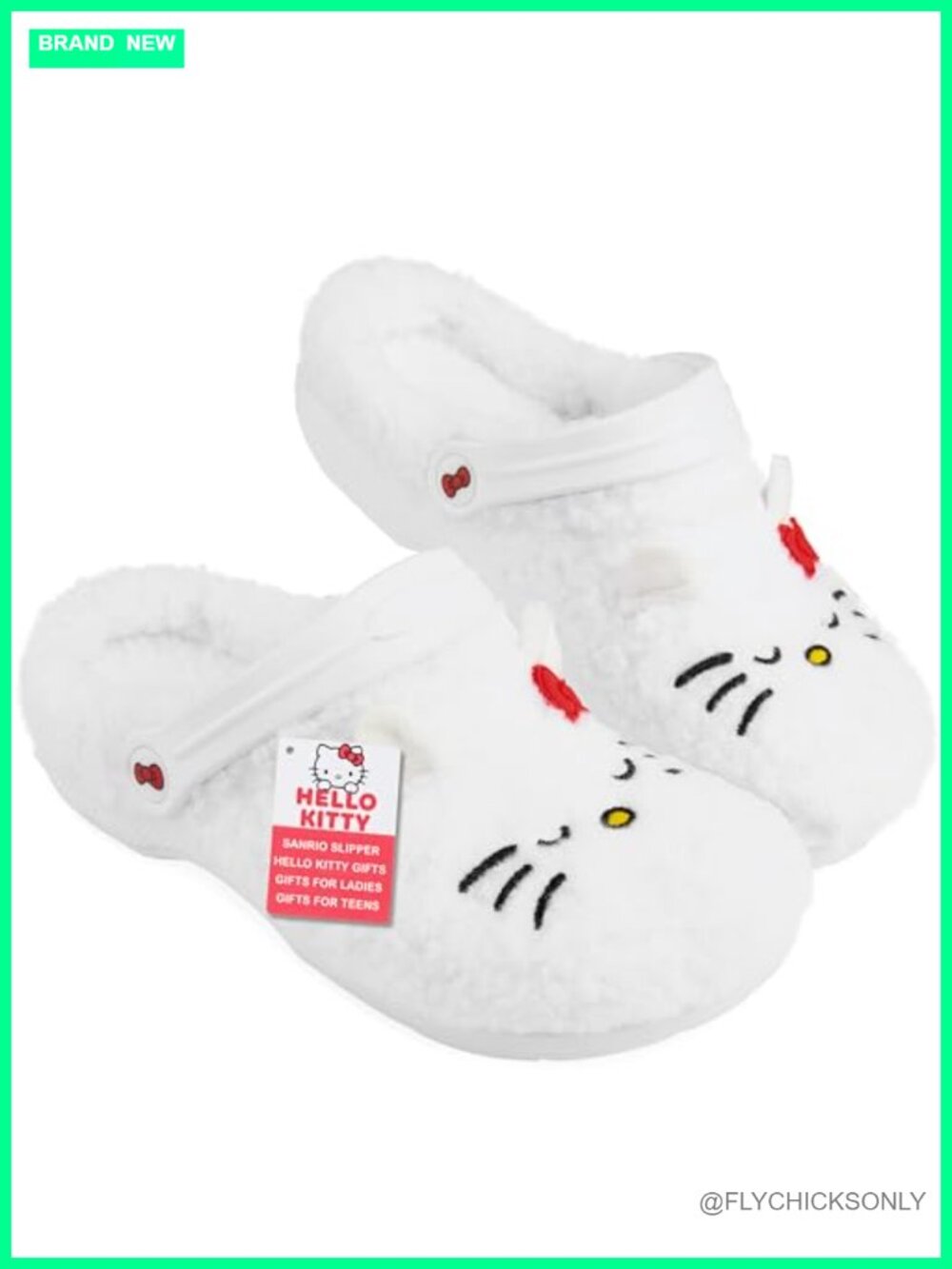 Borg Fleece Clogs with Non-Slip Sole, Slippers Mules for Women Teens
